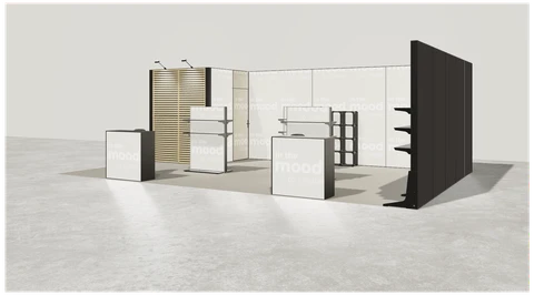 Stoisko w systemie M100 LED