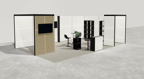 Stoisko w systemie M100 LED