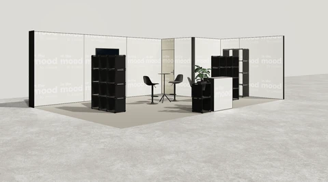 Stoisko w systemie M100 LED