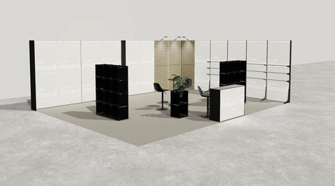 Stoisko w systemie M100 LED