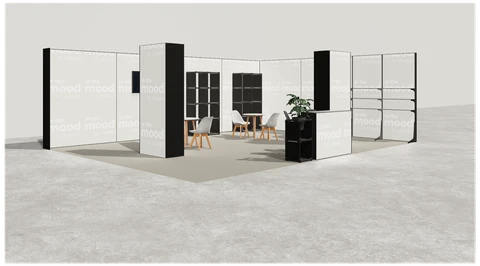 Stoisko w systemie M100 LED