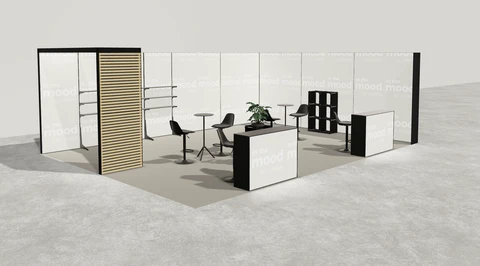Stoisko w systemie M100 LED
