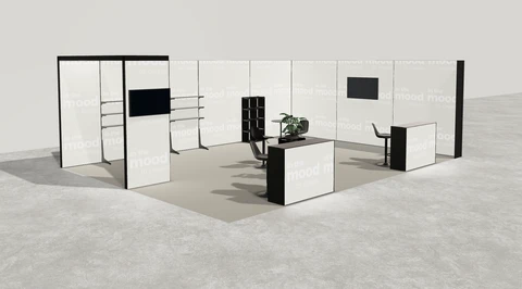 Stoisko w systemie M100 LED
