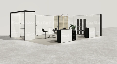 Stoisko w systemie M100 LED