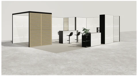 Stoisko w systemie M100 LED