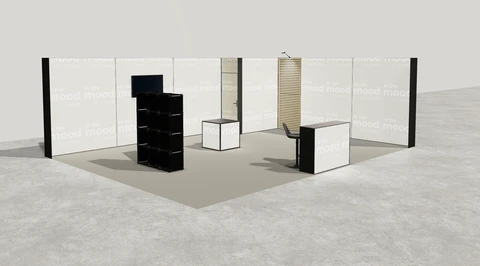Stoisko w systemie M100 LED
