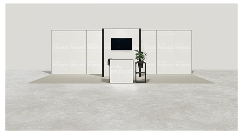 Stoisko w systemie M100 LED