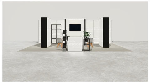 Stoisko w systemie M100 LED