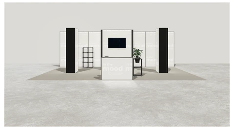 Stoisko w systemie M100 LED
