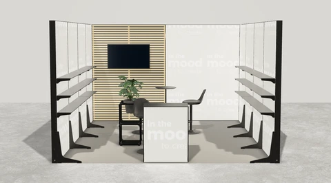 Stoisko w systemie M100 LED