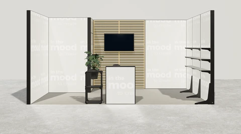 Stoisko w systemie M100 LED