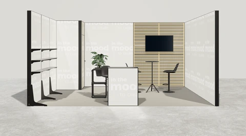 Stoisko w systemie M100 LED