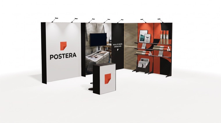 M50 5x3 m, narożne prawe — grafika marki POSTERA